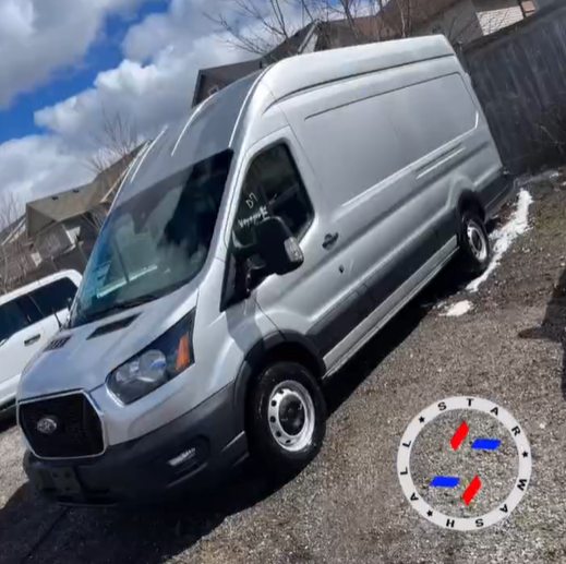 Branded fleet vehicle after wash and detail