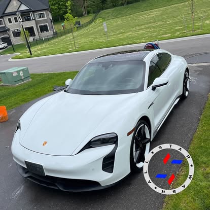 Porsche exterior clean